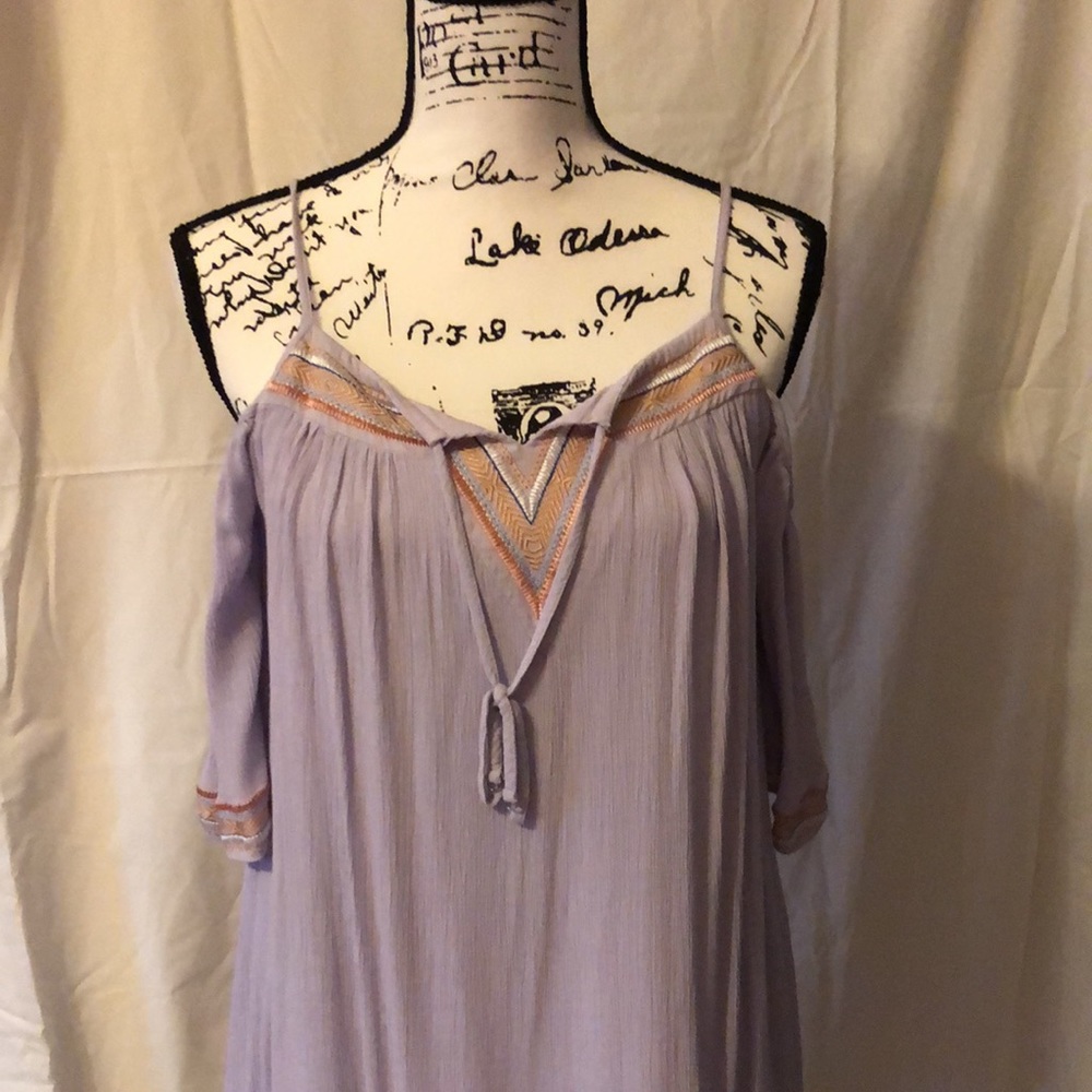 Mustard Seed cold shoulder dress